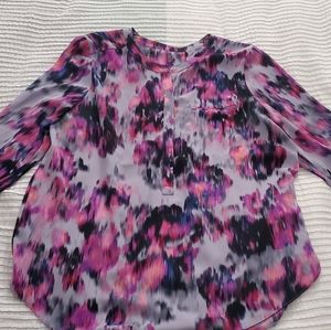 Womens Size Large NYDJ 3/4 Sleeve Shirt
